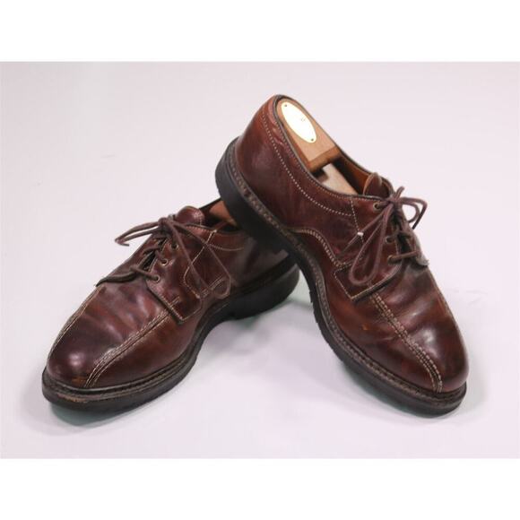 Allen Edmonds Mapleton Dark Brown Bicycle Toe Oxford Dress Shoes Men's US 8.5 D - Picture 8 of 13